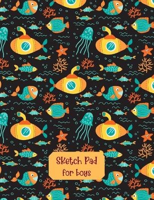 Sketch Pad for Boys-Artist Pad Paper-�-Drawing Pad Boys- Sketch Book 8x5- Sketch Book Diary-Blank Paper for Drawing, Doodling, Sketching - Bella Kindflower