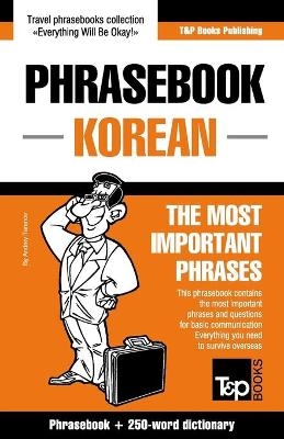 English-Korean phrasebook and 250-word mini dictionary - Andrey Taranov