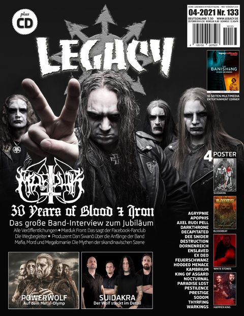 LEGACY MAGAZIN: THE VOICE FROM THE DARKSIDE - 