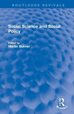 Social Science and Social Policy - 