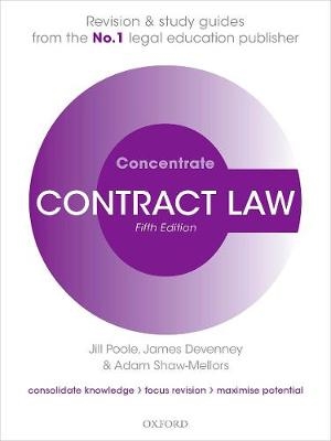 Contract Law Concentrate - Jill Poole, James Devenney, Adam Shaw-Mellors