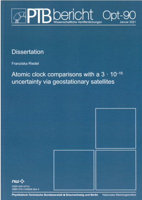 Atomic clock comparisons with a 3 · 10-16 uncertainty via geostationary satellites - Franziska Riedel