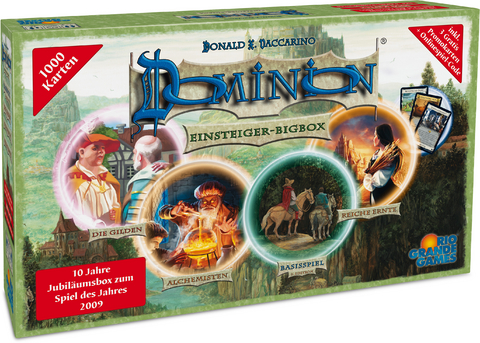 Dominion® Einsteiger-Bigbox (Basisspiel 2. Edition + Gilden + Mixbox + Promo) - 