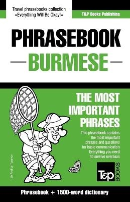 Phrasebook - Burmese - The most important phrases - Andrey Taranov