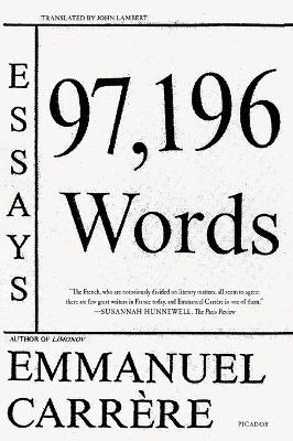 97,196 Words - Emmanuel Carrère