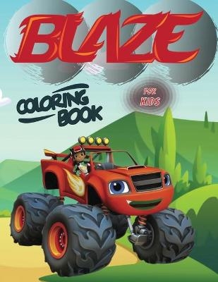 Blaze Coloring Book For Kids - Jada Coloring Books