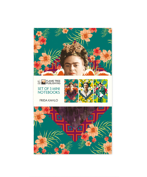 Frida Kahlo Set of 3 Mini Notebooks - 
