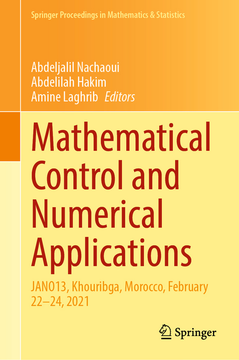 Mathematical Control and Numerical Applications - 