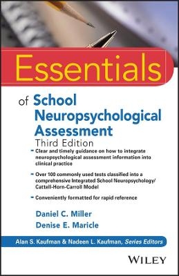 Essentials of School Neuropsychological Assessment - Daniel C. Miller, Denise E. Maricle