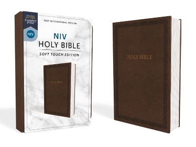 NIV, Holy Bible, Soft Touch Edition, Leathersoft, Brown, Comfort Print -  Zondervan
