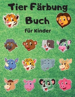 Tier Färbung Buch für Kinder - Elke Larenz