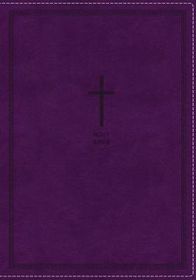 NKJV, Thinline Reference Bible, Leathersoft, Purple, Red Letter, Comfort Print -  Thomas Nelson