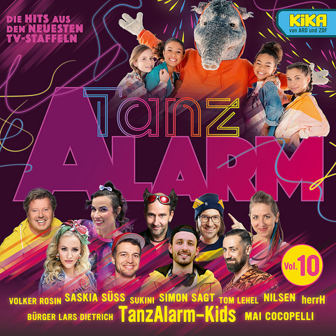 KiKA TanzAlarm 10, 1 Audio-CD -  Various