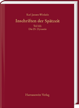 Inschriften der Spätzeit - Karl Jansen-Winkeln