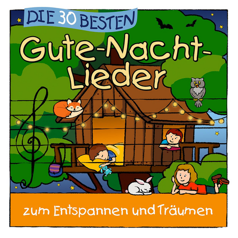 Die 30 besten Gute-Nacht-Lieder, 1 Audio-CD - Simone Sommerland, Karsten Glück,  Die Kita-Frösche