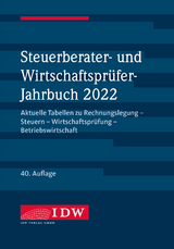 Steuerberater- und Wirtschaftsprüfer-Jahrbuch 2022 - 