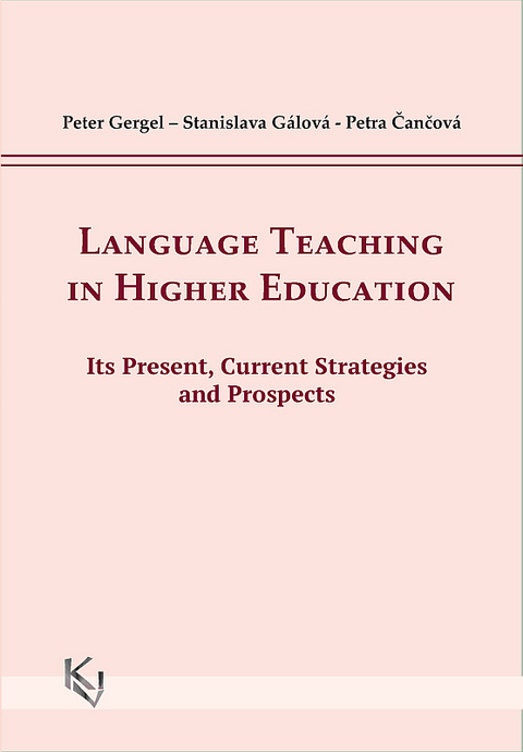 Language Teaching in Higher Education - 