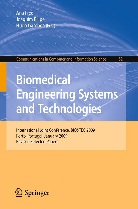 Biomedical Engineering Systems and Technologies - 