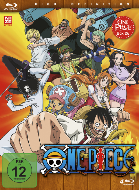 One Piece - TV-Serie - Box 26 (Episoden 780-804) [4 Blu-rays] - Hiroaki Miyamoto, Junji Shimizu, Kônosuke Uda, Munehisa Sakai