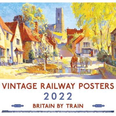 Vintage Railway Poster Art National Calendar 2022
