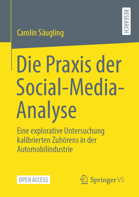 Die Praxis der Social-Media-Analyse - Carolin Säugling