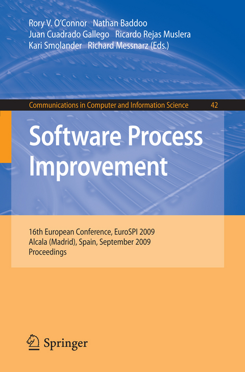 Software Process Improvement -  Rory V. O’Connor,  Nathan Baddoo,  Juan Cuadrago Gallego,  Ricardo Rejas Muslera