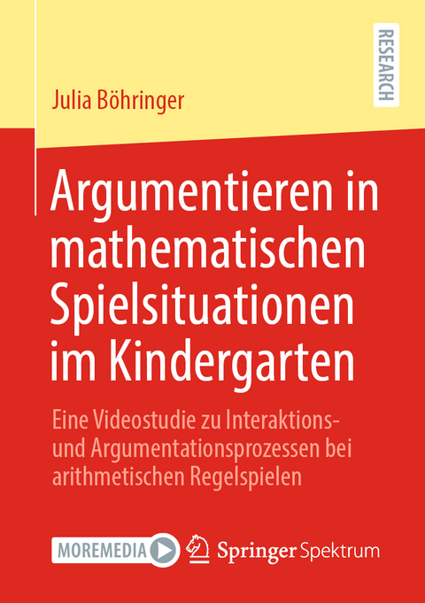 Argumentieren in mathematischen Spielsituationen im Kindergarten - Julia Böhringer