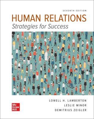 Human Relations - Lowell Lamberton, Leslie Minor-Evans