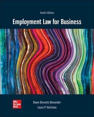 Employment Law for Business - Dawn Bennett-Alexander, Laura Hartman