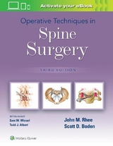 Operative Techniques in Spine Surgery - Rhee, John; Boden, Dr. Scott D