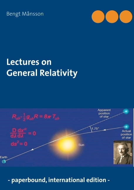 Lectures on General Relativity - Bengt M�nsson