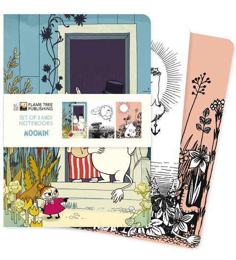 Moomin Set of 3 Midi Notebooks - 