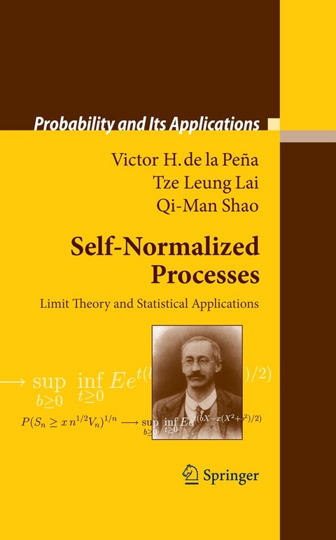 Self-Normalized Processes - Victor H. Peña, Tze Leung Lai, Qi-Man Shao