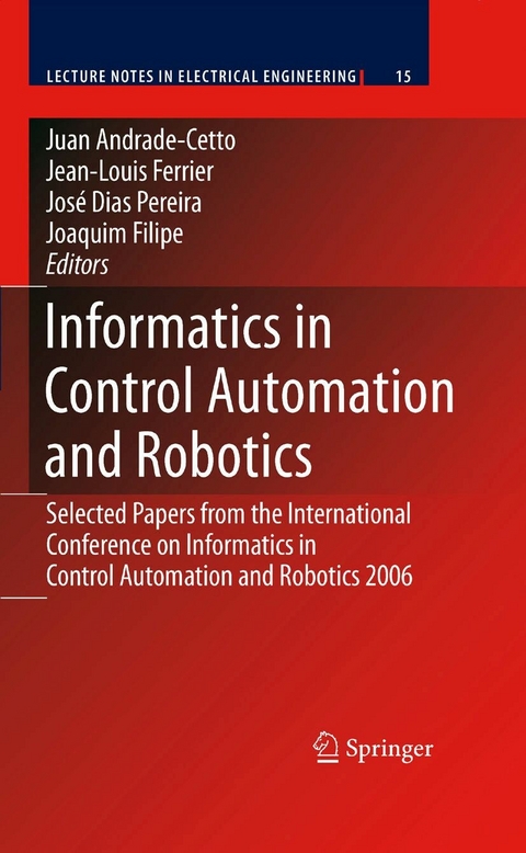 Informatics in Control Automation and Robotics - 