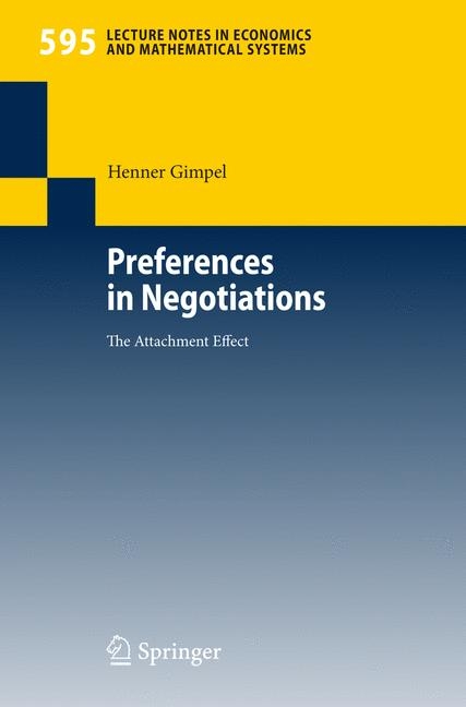 Preferences in Negotiations - Henner Gimpel