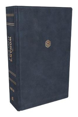 NIV, The Woman's Study Bible, Leathersoft, Blue, Full-Color, Red Letter, Thumb Indexed