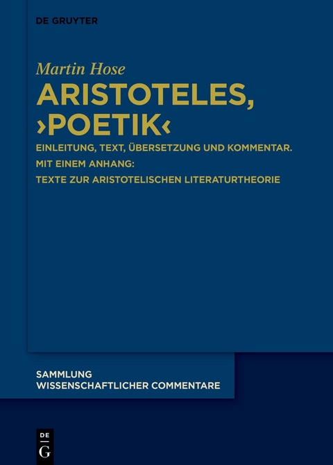 Aristoteles, ›Poetik‹ - Martin Hose