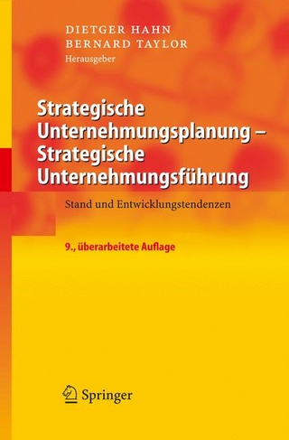 Strategische Unternehmungsplanung - Strategische Unternehmungsführung - Dietger Hahn; Bernard Taylor