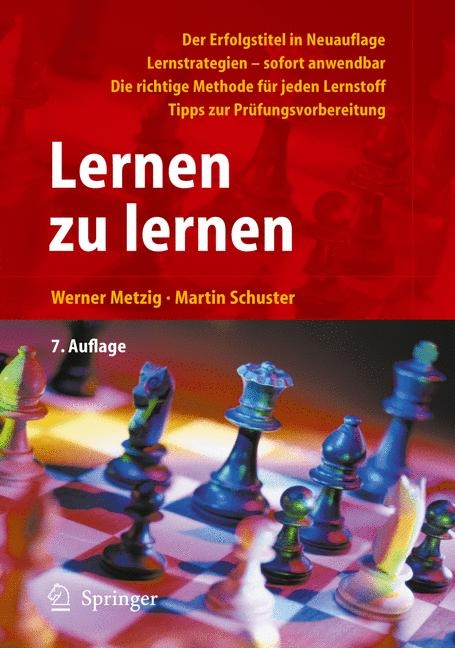 Lernen zu lernen - Werner Metzig, Martin Schuster