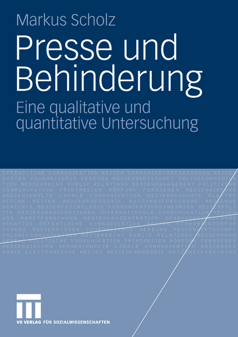 Presse und Behinderung - Markus Scholz