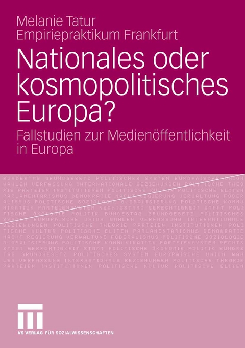 Nationales oder kosmopolitisches Europa? - 