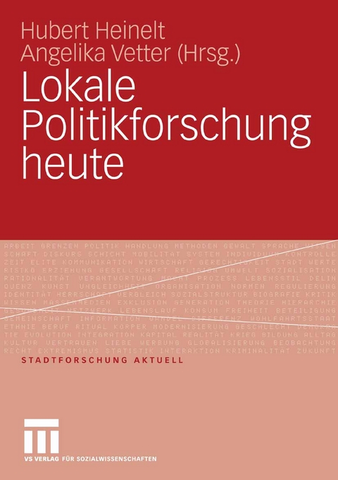 Lokale Politikforschung heute - 