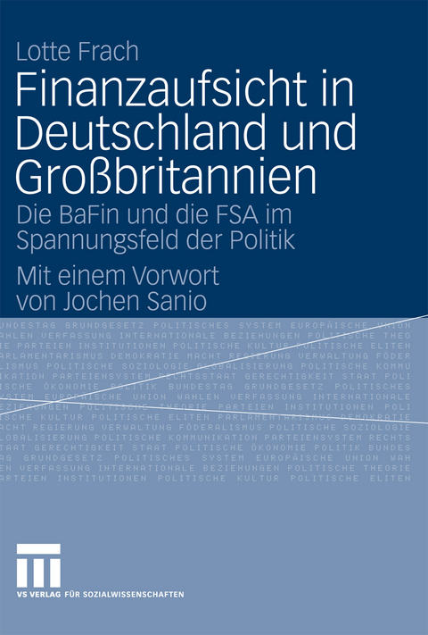 Finanzaufsicht in Deutschland und Großbritannien - Lotte Frach