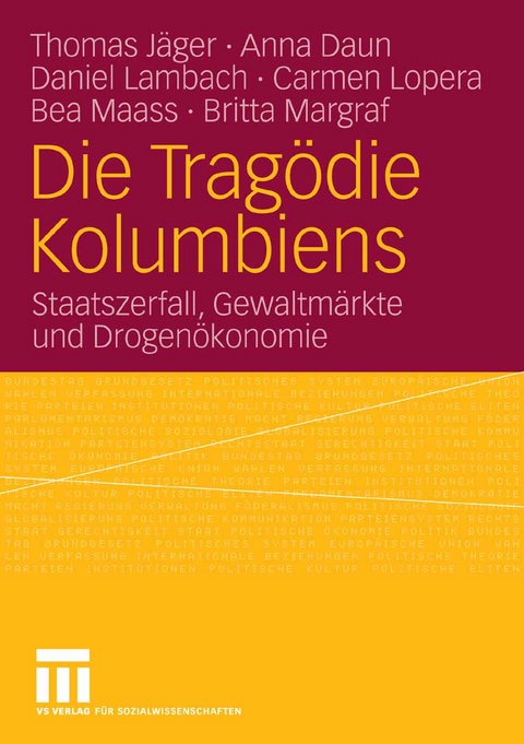 Die Tragödie Kolumbiens - Thomas Jäger, Anna Daun, Daniel Lambach, Carmen Lopera, Bea Maass, Britta Margraf