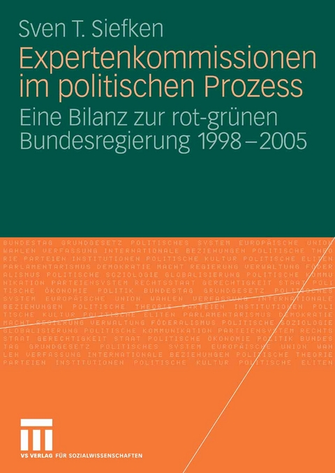 Expertenkommissionen im politischen Prozess - Sven T. Siefken