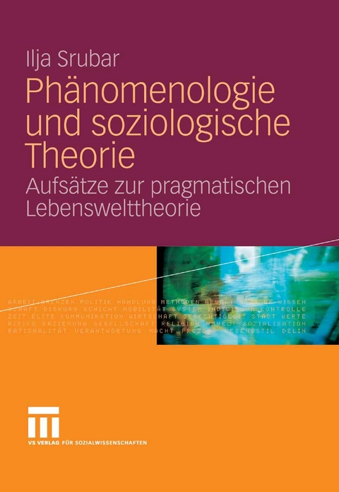 Phänomenologie und soziologische Theorie - Ilja Srubar