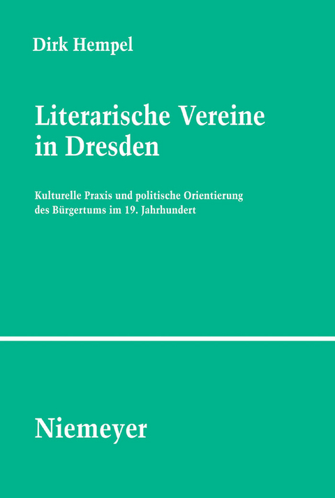 Literarische Vereine in Dresden - Dirk Hempel