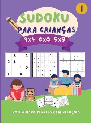 Sudoku para crianças 4x4 6x6 9x9 - Manu Press