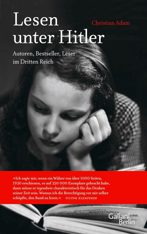 Lesen unter Hitler -  Christian Adam