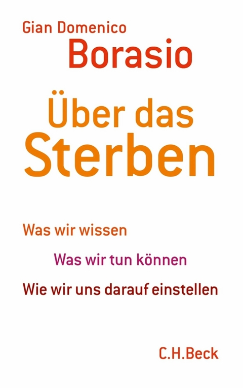 Über das Sterben - Gian Domenico Borasio